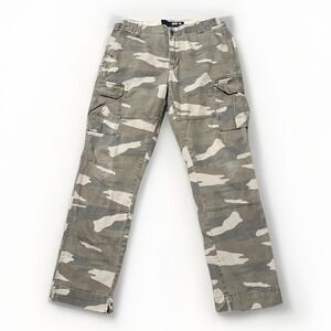 IRON CO. Army Camouflage Men's Straight Cargo Pants Size 33x32 Hunting